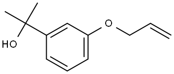 α,α-Dimethyl-3-(2-propen-1-yloxy)benzenemethanol,79250-50-3,结构式
