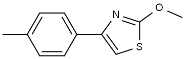 2-methoxy-4-(p-tolyl)thiazole Structure