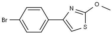 4-(4-bromophenyl)-2-methoxythiazole Struktur
