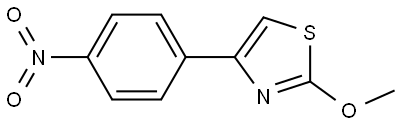 2-methoxy-4-(4-nitrophenyl)thiazole 结构式