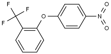 1-(4-nitrophenoxy)-2-(trifluoromethyl)benzene 结构式