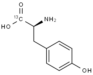 L-Tyrosine-13C Structure