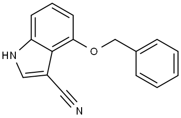 4-(benzyloxy)-1H-indole-3-carbonitrile|