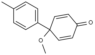 1-methoxy-4'-methyl-[1,1'-biphenyl]-4(1H)-one Struktur