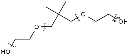 2,2-Dimethyl-1,3-propanediol, ethoxylated Structure