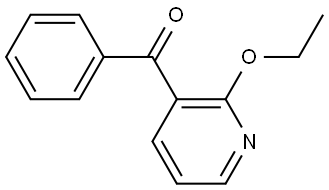(2-ethoxypyridin-3-yl)(phenyl)methanone 结构式