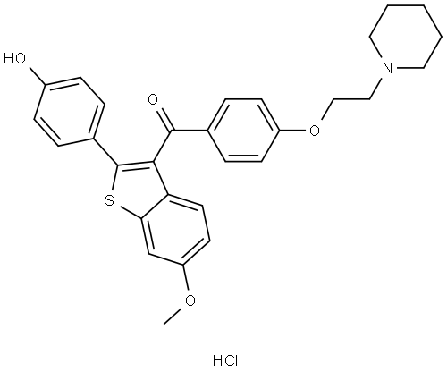 雷洛昔芬杂质 1 结构式