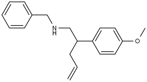 Benzyl[2-(4-methoxyphenyl)-4-pentenyl]amine Structure