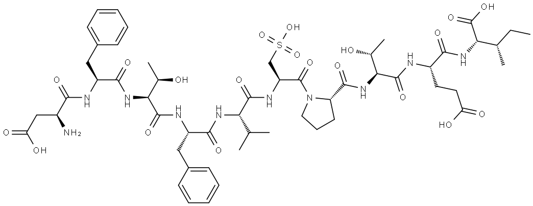 PRDX3(103-112) SO3 modified, human Struktur