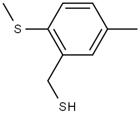 5-Methyl-2-(methylthio)benzenemethanethiol Structure