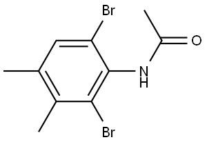 N-(2,6-Dibromo-3,4-dimethylphenyl)acetamide Structure