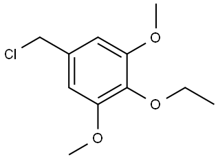 5-(Chloromethyl)-2-ethoxy-1,3-dimethoxybenzene 结构式