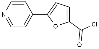 5-pyridin-4-ylfuran-2-carbonyl chloride Structure