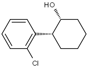 rel-(1R,2R)-2-(2-Chlorophenyl)cyclohexanol Structure