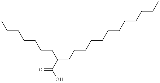 2-heptyltetradecanoic acid 结构式