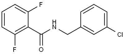 N-[(3-Chlorophenyl)methyl]-2,6-difluorobenzamide Structure