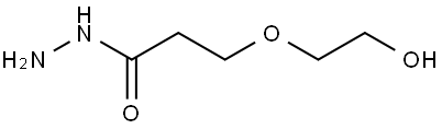 3-(2-hydroxyethoxy)propanehydrazide Structure