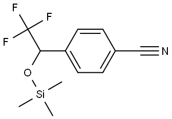 Benzonitrile, 4-[2,2,2-trifluoro-1-[(trimethylsilyl)oxy]ethyl]-|