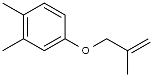 1,2-Dimethyl-4-[(2-methyl-2-propen-1-yl)oxy]benzene Structure