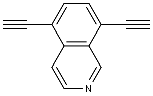 5,8-diethynylisoquinoline 结构式