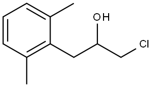 α-(Chloromethyl)-2,6-dimethylbenzeneethanol,92099-58-6,结构式