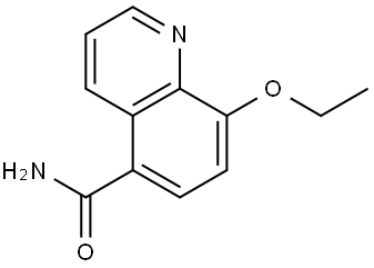 5-Quinolinecarboxamide, 8-ethoxy-,92576-20-0,结构式