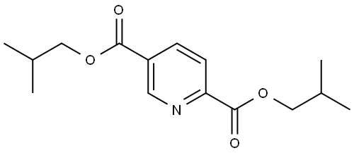 2,5-Pyridindicarbonsaeurediisobutylester,92703-05-4,结构式