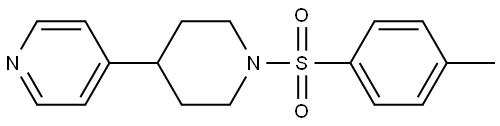 4-[1-[(4-Methylphenyl)sulfonyl]-4-piperidinyl]pyridine 结构式