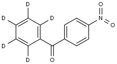 (4-Nitrophenyl)phenyl-d5-methanone Structure