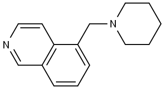 5-(1-Piperidinylmethyl)isoquinoline 结构式