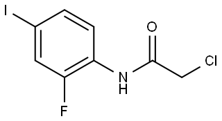 2-Chloro-N-(2-fluoro-4-iodophenyl)acetamide Structure