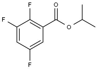 1-Methylethyl 2,3,5-trifluorobenzoate 结构式