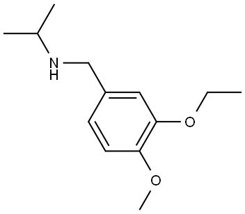 3-Ethoxy-4-methoxy-N-(1-methylethyl)benzenemethanamine|