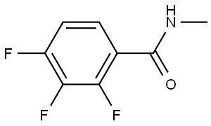 2,3,4-Trifluoro-N-methylbenzamide Structure