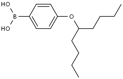 Boronic acid, B-[4-[(1-butylpentyl)oxy]phenyl]-,950207-36-0,结构式