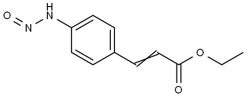 (E)-ethyl 3-(4-(nitrosoamino)phenyl)acrylate Structure