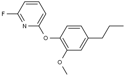 2-Fluoro-6-(2-methoxy-4-propylphenoxy)pyridine Structure