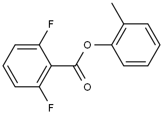 邻甲苯基 2,6-二氟苯甲酸酯, 959016-74-1, 结构式