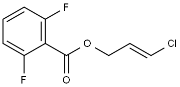 (E)-3-chloroallyl 2,6-difluorobenzoate Structure