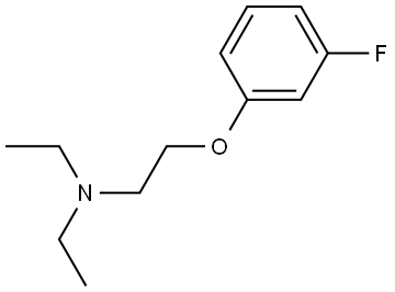 N,N-Diethyl-2-(3-fluorophenoxy)ethanamine Structure