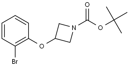 tert-butyl 3-(2-bromophenoxy)azetidine-1-carboxylate,960492-72-2,结构式