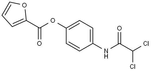 4-(2,2-dichloroacetamido)phenyl furan-2-carboxylate Structure