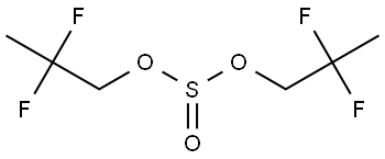 1-Propanol, 2,2-difluoro-, sulfite (2:1) 结构式