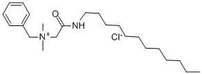 benzyl[2-(dodecylamino)-2-oxoethyl]dimethylammonium chloride  Structure