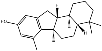 (6aR,11aR,11bS)-4,4,6a,7,11b-pentaMethyl-2,3,4,4a,5,6,6a,11,11a,11b-decahydro-1H-benzo[a]fluoren-9-ol,1000009-73-3,结构式