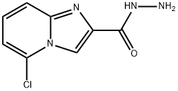 5-氯咪唑并[1,2-A]吡啶-2-羧酸酰肼 结构式