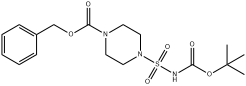 Benzyl 4-(N-(tert-butoxycarbonyl)sulfaMoyl)piperazine-1-carboxylate