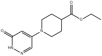ethyl 1-(6-oxo-1,6-dihydro-4-pyridazinyl)-4-piperidinecarboxylate|1-(1,6-二氢-6-氧代-4-哒嗪基)-4-哌啶甲酸乙酯