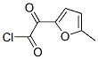 2-Furanacetyl chloride, 5-methyl-alpha-oxo- (9CI) Struktur