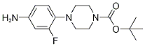 tert-Butyl 4-(4-amino-2-fluorophenyl)piperazine-1-carboxylate Struktur